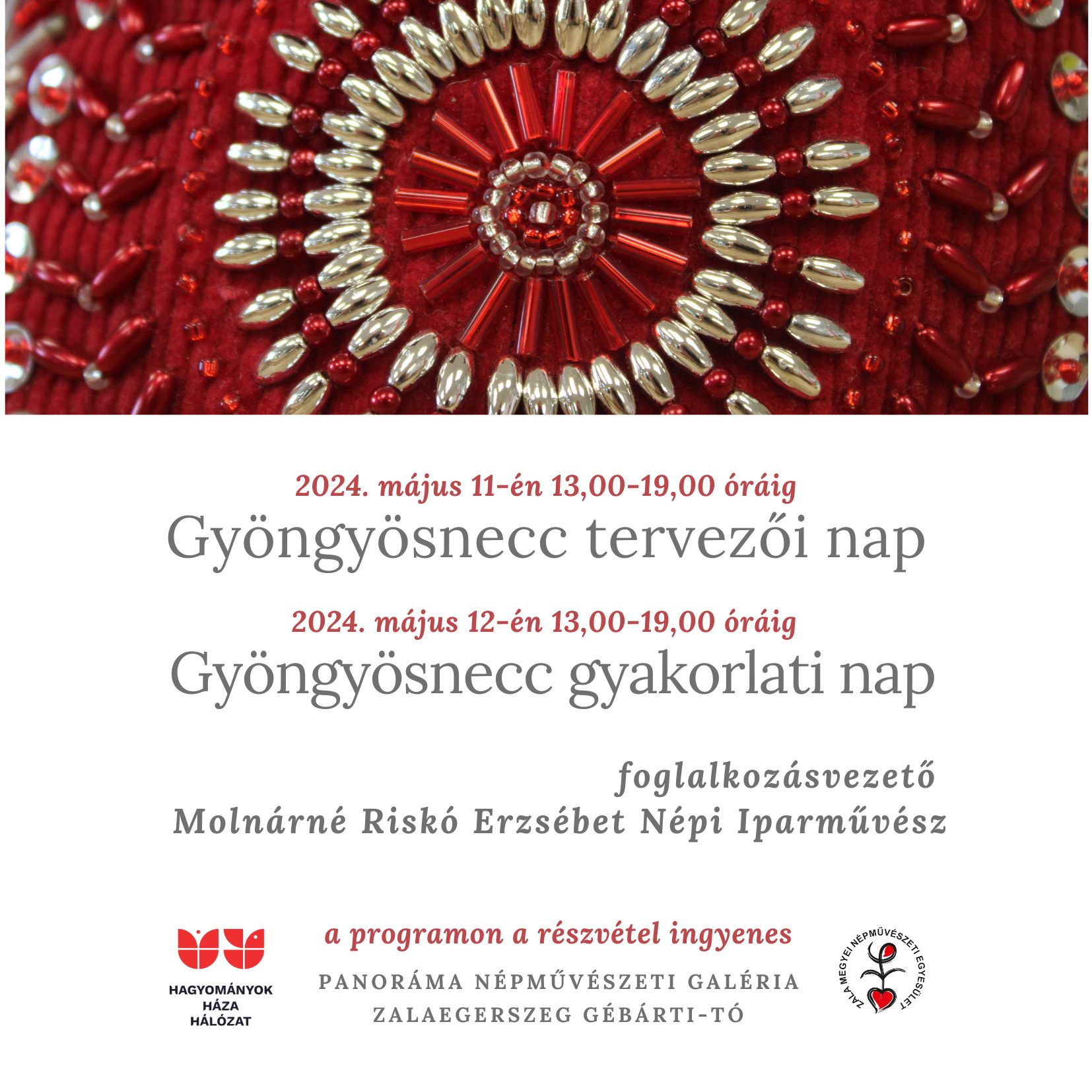 Gyöngyösnecc tervezői nap 2024.05.11-12.